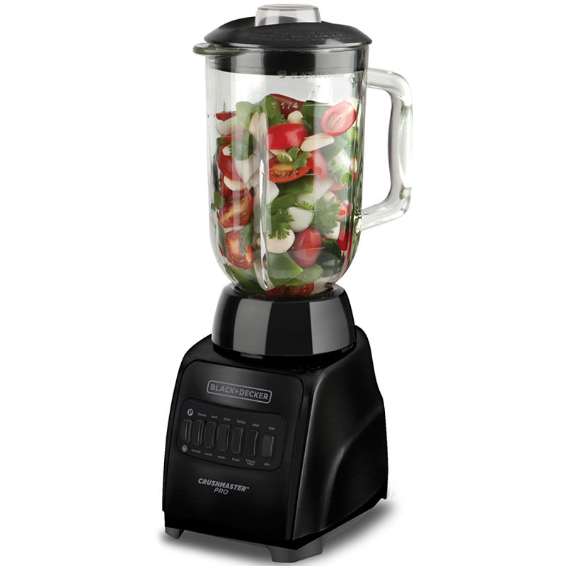 Licuadora Negra con Vaso de Vidrio de 1.25L BLACK & DECKER BL1000BG.
