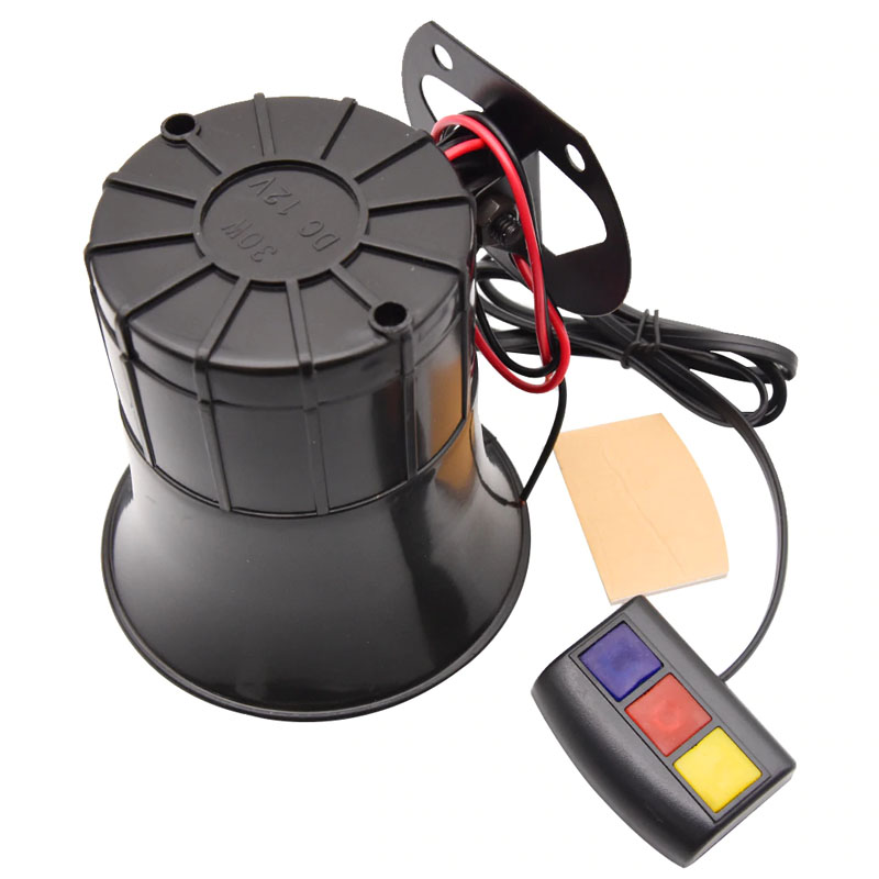 Sirena De Patrulla 3 Tonos Y Control Sonido Pato, Ambulancia