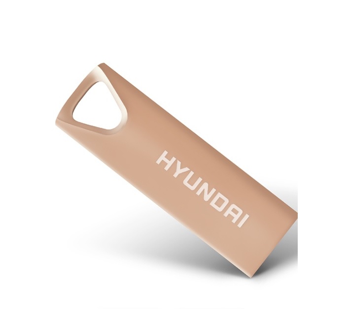 Memoria USB HYUNDAI U2BK/16GARG Oro Rosa 16GB USB 2.0 METALICA RESPALDO DATOS PC LAP MAC VIDEO