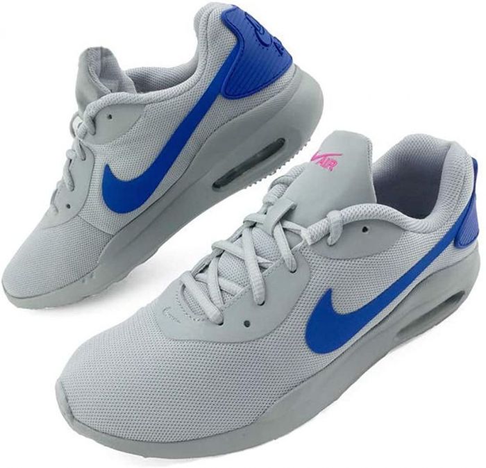 JS TENIS NIKE AIR MAX OKETO GRIS PALOMA AZUL (AQ2235-005)