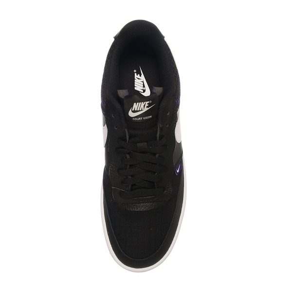 JS TENIS NIKE COURT VISION LO PREM NEGRO PALOMA BLANCA (CD5464-001)