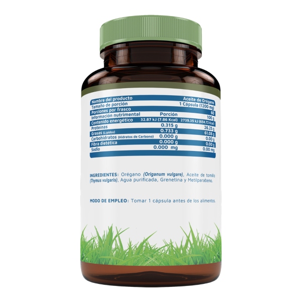 Aceite De Orégano 60 Cap Vidanat