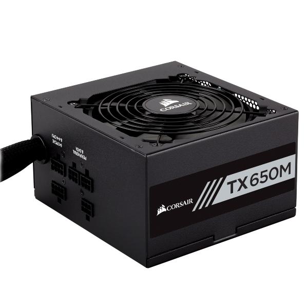 Fuente De Poder Corsair Tx-m Series Tx650m 650w 100v/240v Rf