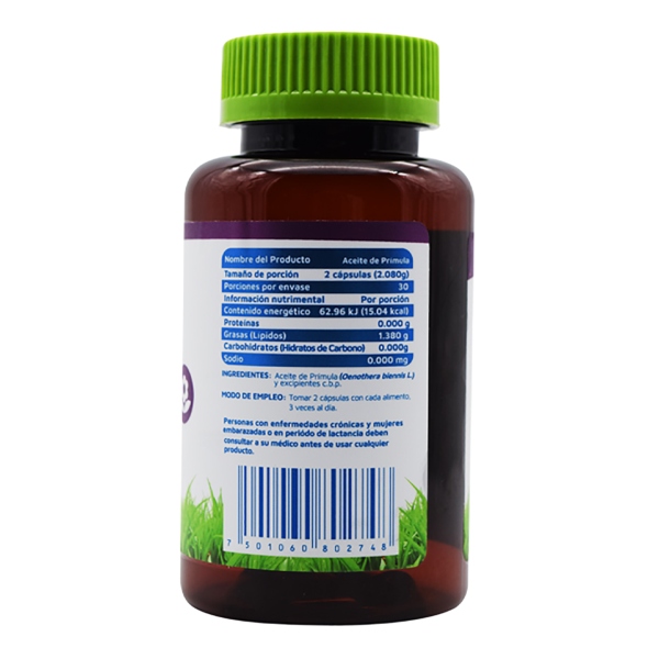 Aceite De Prímula 60 Cap Vidanat