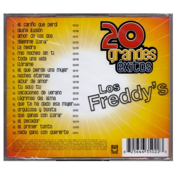 CD Los Freddy's ~ 20 grandes éxitos