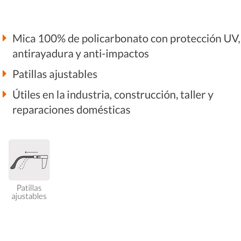 LENTES DE SEGURIDAD INDUSTRIAL CONSTRUCCION AZUL TRUPER ( 5 PIEZAS )