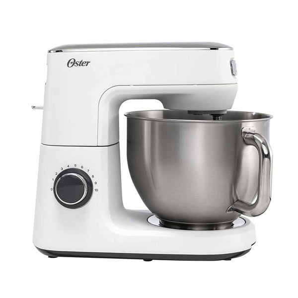 Batidora Planetaria Con 10 Velocidades 1000W Oster FPSTSMPL3W - Blanco