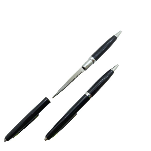 Pluma Abrecartas Discreta Negro