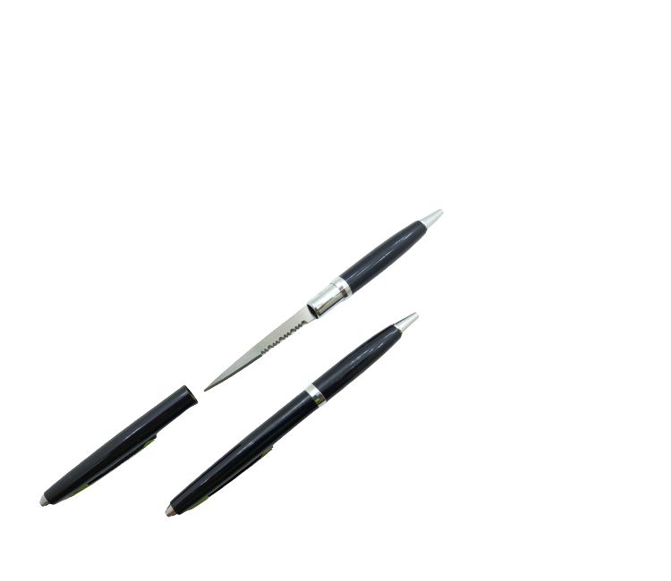 Pluma Abrecartas Discreta Negro