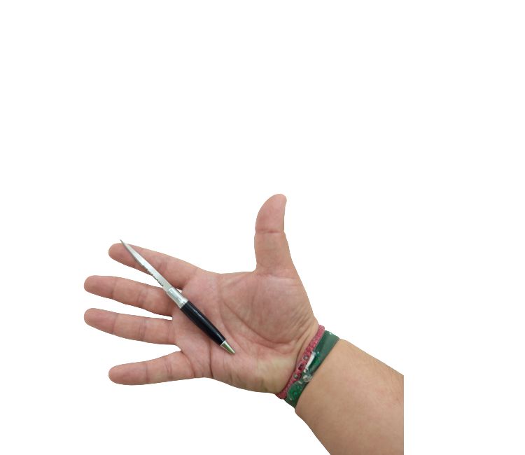 Pluma Abrecartas Discreta Negro