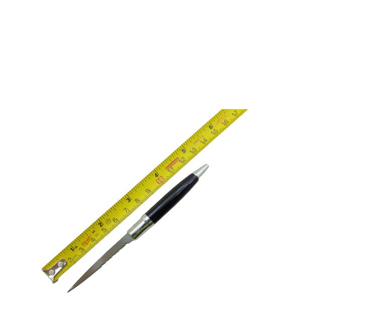Pluma Abrecartas Discreta Negro