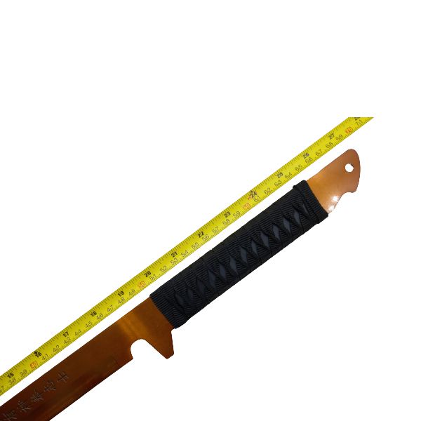 NINJATO ACERO INOXIDABLE Y FUNDA FULL TANG DORADO