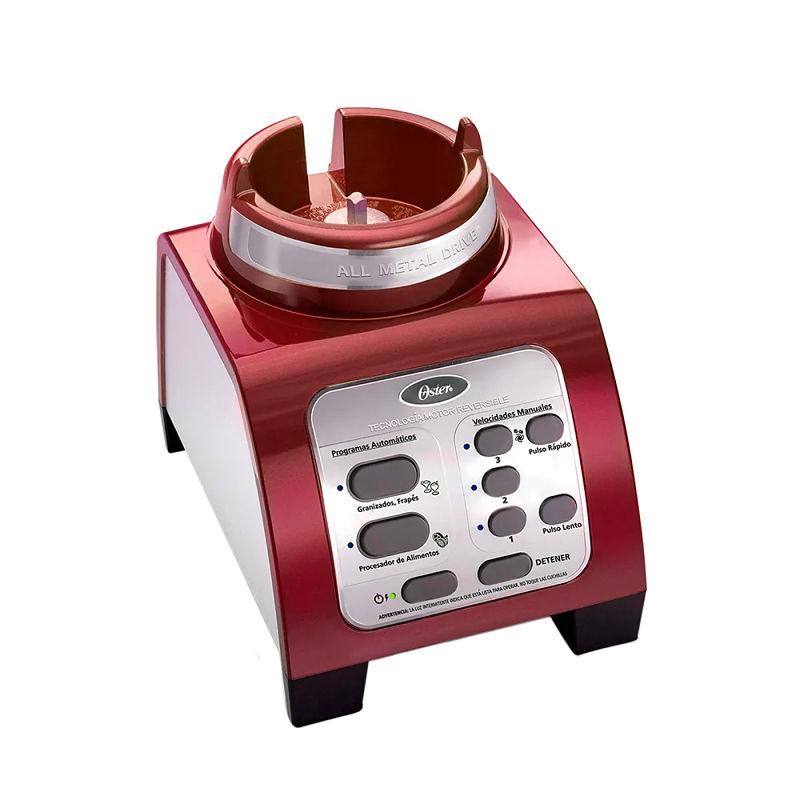 Licuadora Roja con Vaso de Vidrio de 1.5L OSTER BRLY07-R00-013