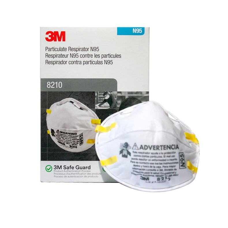 Mascarilla 3m N95 Respirador 8210 20 PIEZAS