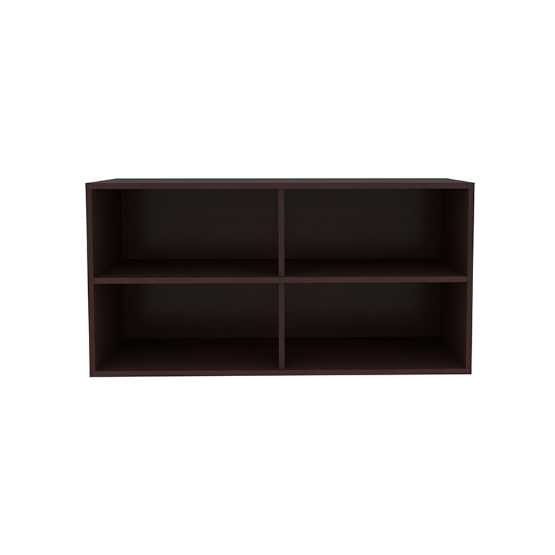Zapatera 80 Cm Madera Cali Chocolate Rack Organizador Mueble