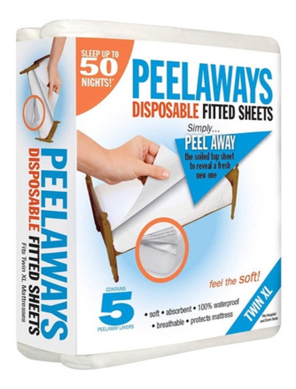 Sabana Desechable Peelaways 5 Capas Removibles Individual