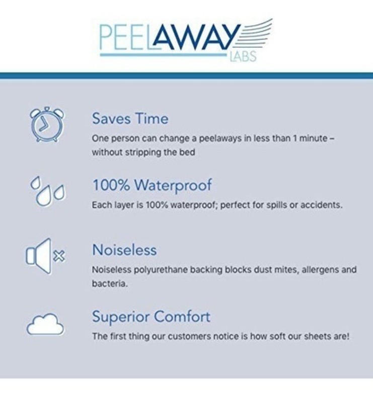 Sabana Desechable Peelaways 5 Capas Removibles Individual
