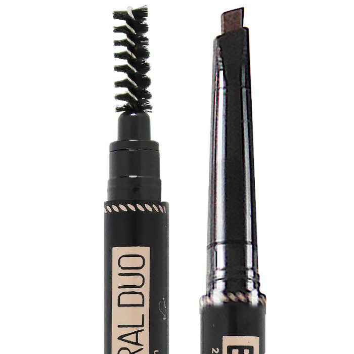 Lápiz Con Cepillo Para Cejas Brow Natural Duo 2 En 1