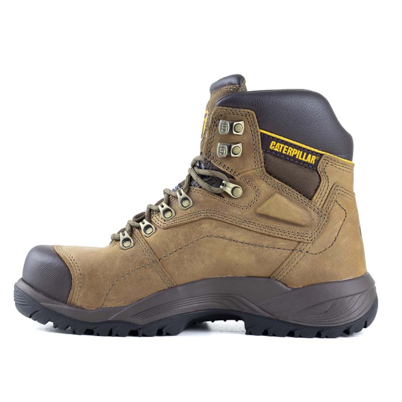 BOTAS CATERPILLAR INDUSTRIAL DE CABALLERO DIAGNOSTIC HI P89940 DARK BEIGE ORIGINAL