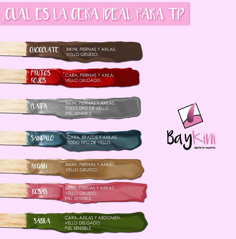 Cera Española Baykini Argán en pastillas para Vello Grueso 500G