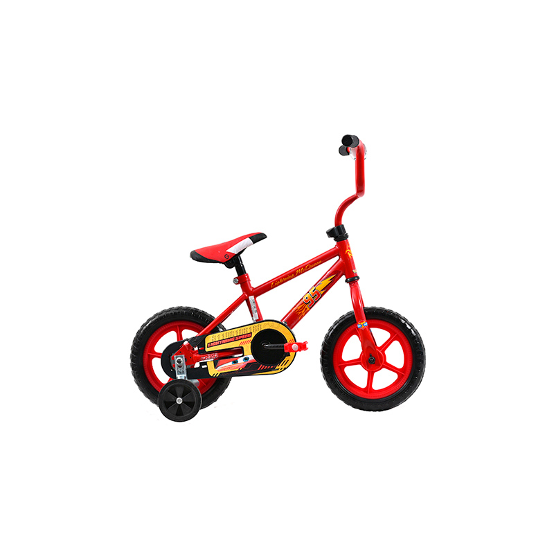 Bicicleta Veloci Cars 95 Eva Rodada 12 Rojo Infantil