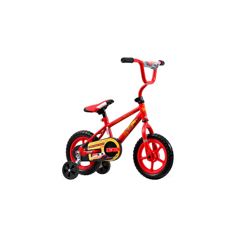 Bicicleta Veloci Cars 95 Eva Rodada 12 Rojo Infantil