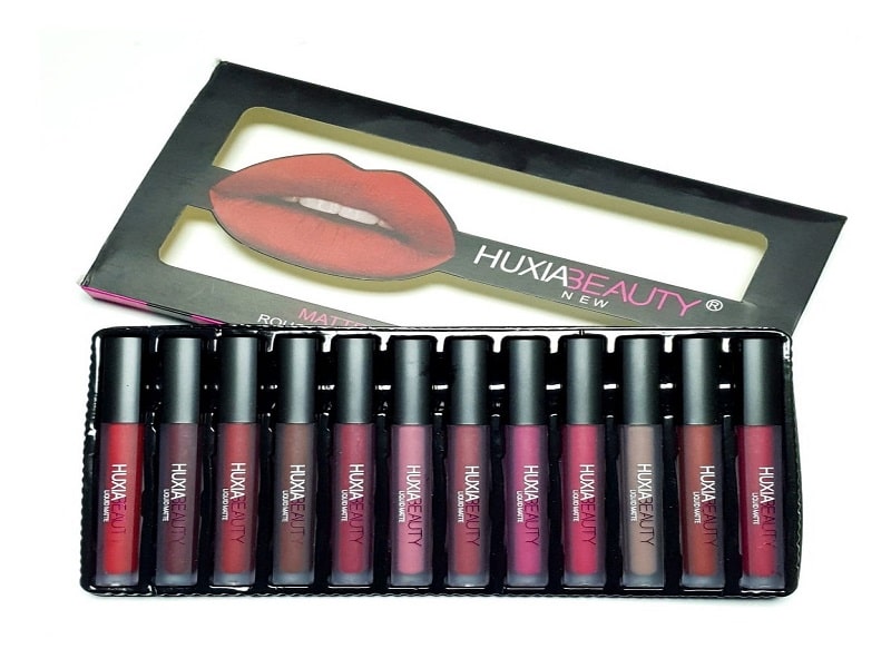 Labiales Mate Huxia Beuty 12 Pcs Labial Liquido Lote Mayoreo