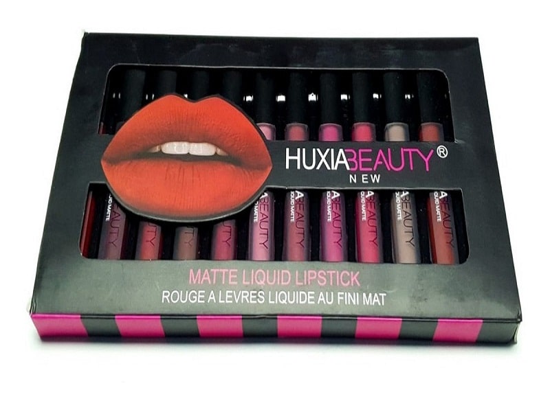 Labiales Mate Huxia Beuty 12 Pcs Labial Liquido Lote Mayoreo