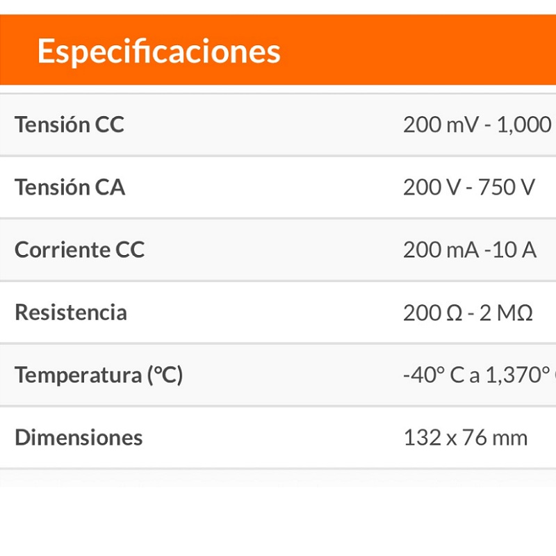 MULTIMETRO DIGITAL TRUPER PROFESIONAL PARA ELECTRICISTA ELECTRONICA