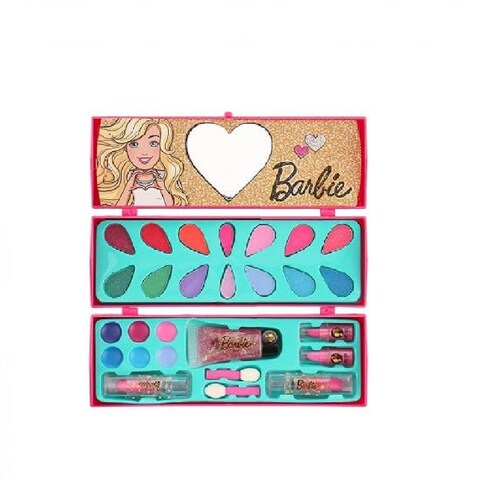 Barbie Maquillaje Make Up 3 Cubiertas Desplegable con 29 accesorios 5528 Mattel 6 a 12 años