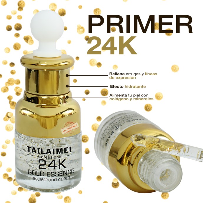 Suero 24k Gold Essence Colageno Skin Facial Base Primer F133