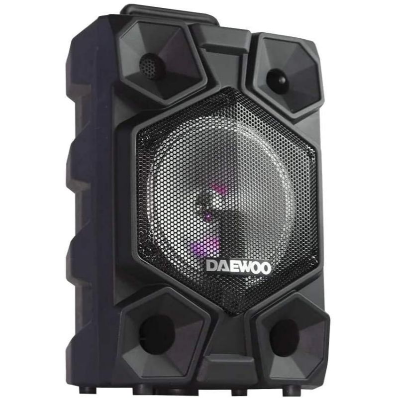 Bocina Daewoo DW-8020 portátil con bluetooth negra 