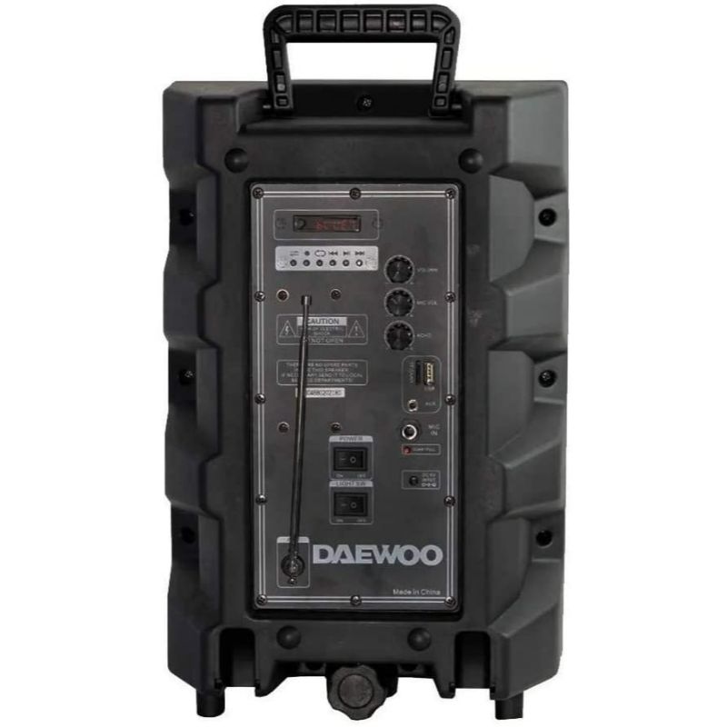 Bocina Daewoo DW-8020 portátil con bluetooth negra 
