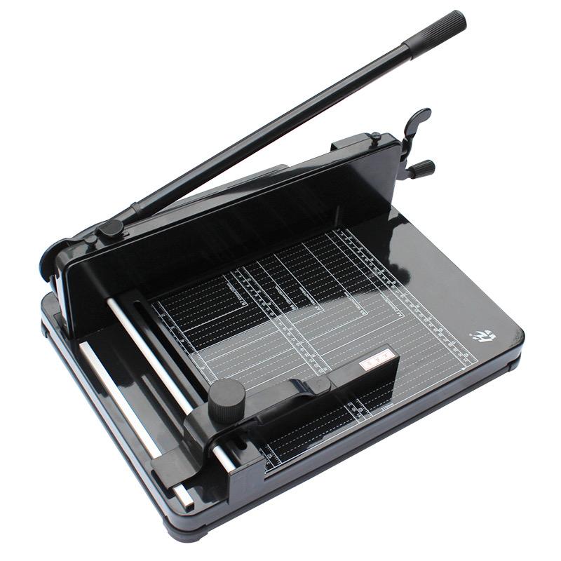 Guillotina Manual Uso Rudo Cortadora de Papel 17" (43.18 cm.) Pison Manivela 