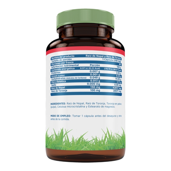 Raiz De Nopal Y Raiz De Toronja 60 Cap Vidanat