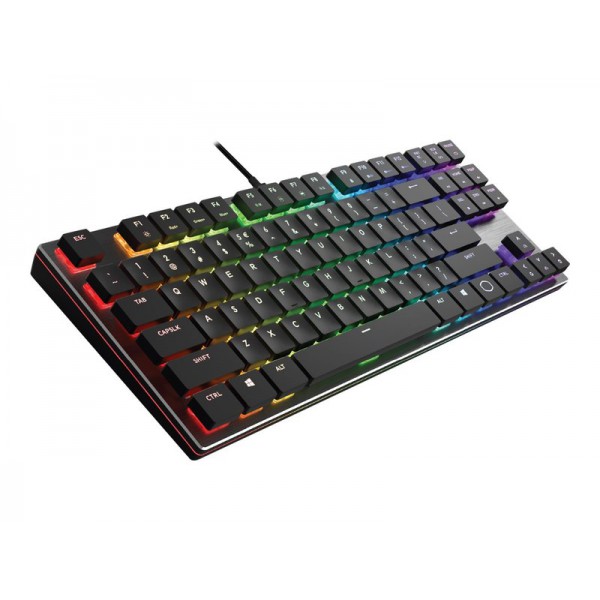 TECLADO COOLER MASTER SK630 ALAMBRICO USB MECANICO GAMER LOW PROFILE ALUMINIO
