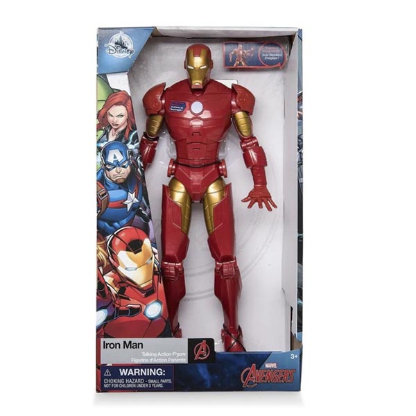 Disney Store Muñeco Iron Man Con Luces Y Frases