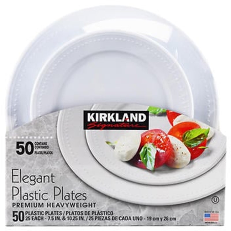 Platos de Plástico Elegantes Kirkland CST - 1343253