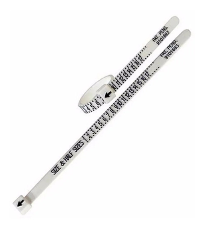 Medidor De Tallas Para Anillos Estándar Nacional