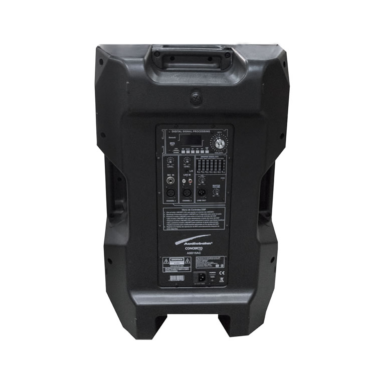 Sistema De Audio De 15 Pulgadas Audiobahn Concerto ASD15AC - Negro