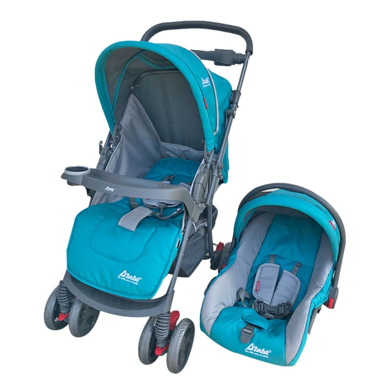 Carriola D´Bebé Travel System Star baby Azul END12