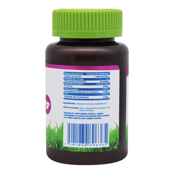 Cetonas De Frambuesa 60 Cap. Vidanat