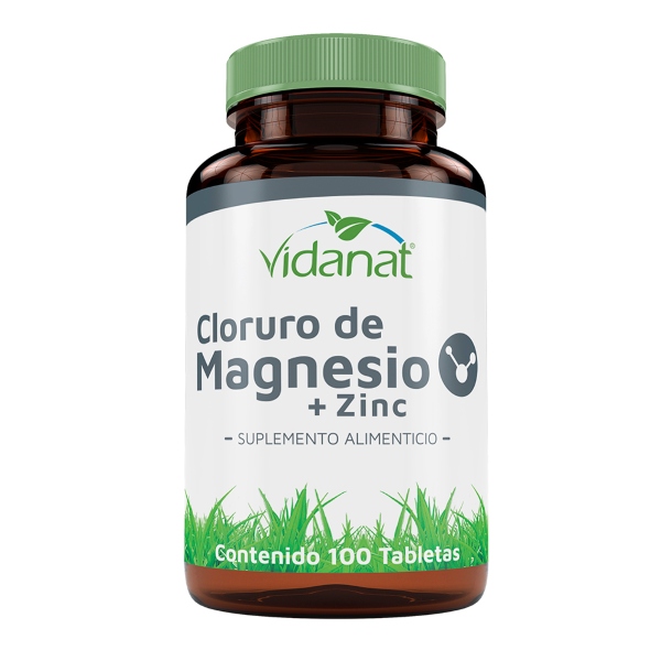 Cloruro de Magnesio + Zinc 100 Tab Vidanat