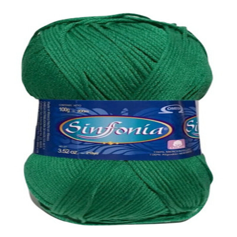 Hilaza Sinfonia Estambre Hilo Mayoreo 100g Kit 5 Pzas/verde