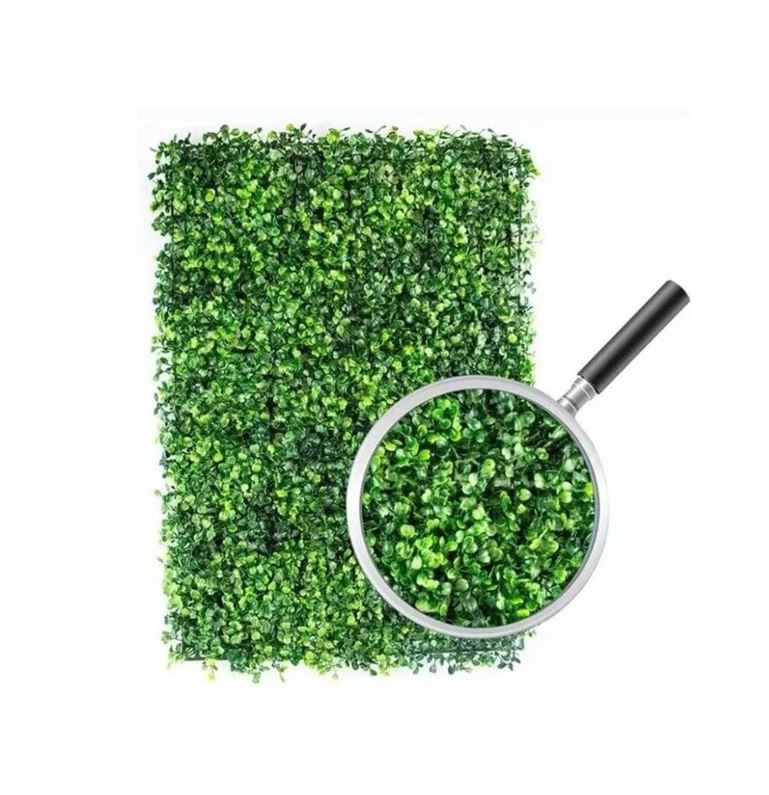 Follaje Artificial 30 piezas sintetico Para Muro Verde 60x40cm, cubre 7.20 mt2