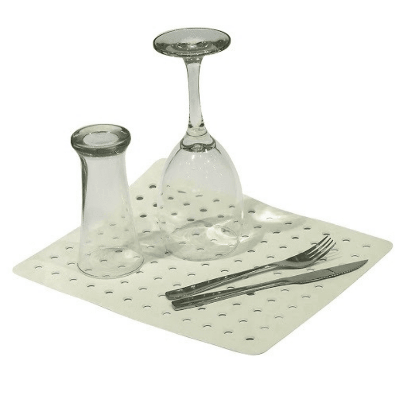 Tapete Para Tarja De Plástico Color Blanco Brinox