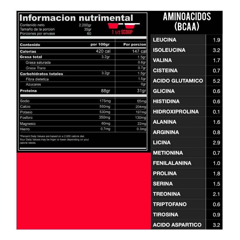 Proteina Holix Isolean Whey Protein 31g 60 Serv.