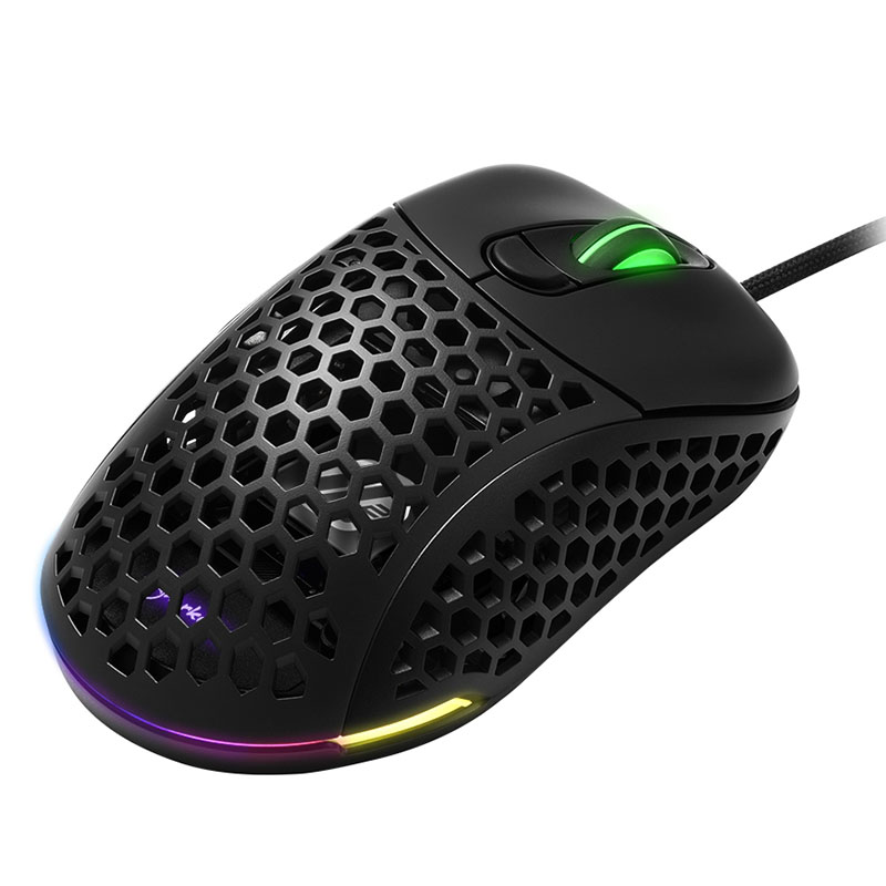 MOUSE SHARKOON OPTICO USB ALAMBRICO RGB 16000 DPI GAMER LIGHT2 200