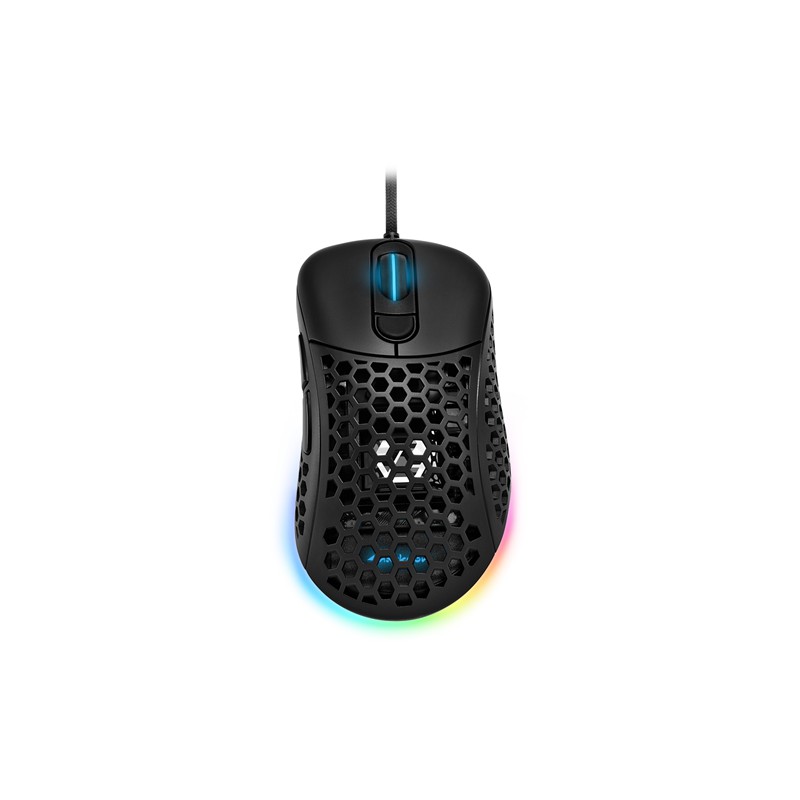MOUSE SHARKOON OPTICO USB ALAMBRICO RGB 16000 DPI GAMER LIGHT2 200