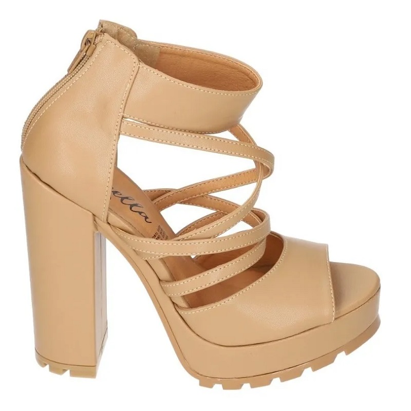 Sandalias Zapatos Mujer Tacon Zapatillas Plataforma 60 /z Cafe